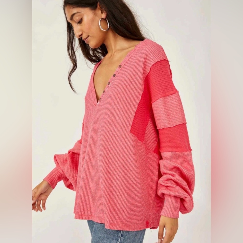 Free People Callisto Henley size M